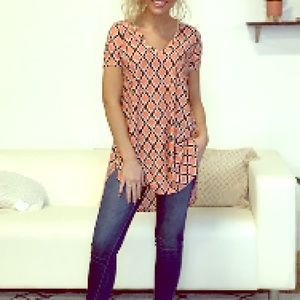 Sweet as a peach hi low top!